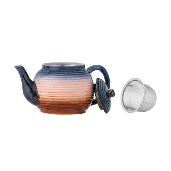 Sinine/oranž keraamiline teekann sõelaga 890 ml Tatum - Bloomingville-image-4