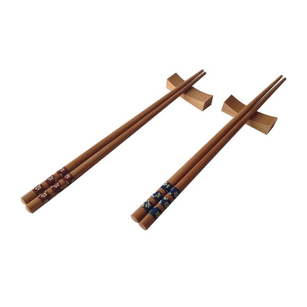 2 paari bambusest söögipulkade komplekt Focaccio - Bambum