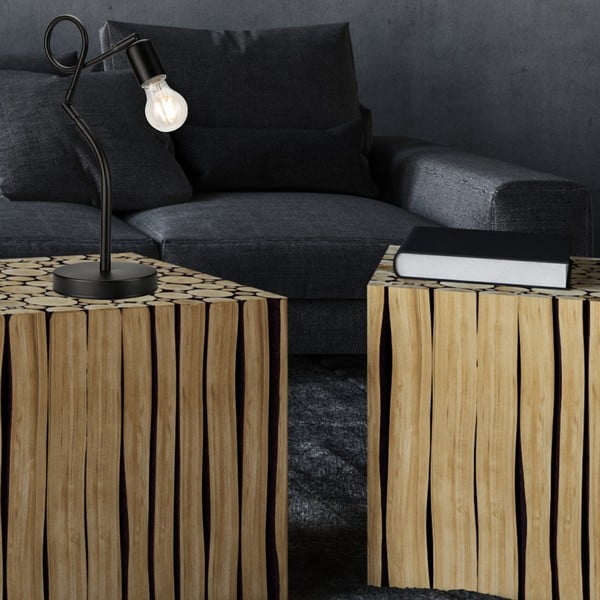 Must laualamp, kõrgus 42 cm Harry - LAMKUR-image-2