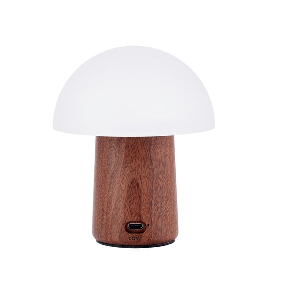 Valge LED-lauavalgusti (kõrgus 12,5 cm) Alice Mushroom - Gingko