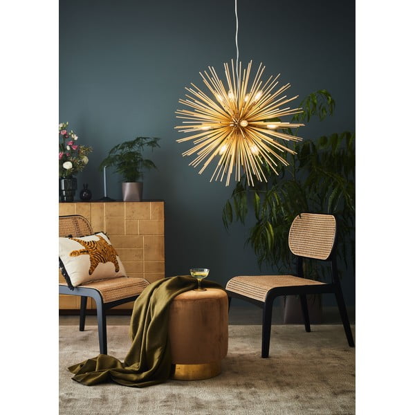 Kuldset värvi ripplamp metallist varju 72x72 cm Soleil - Markslöjd-image-3