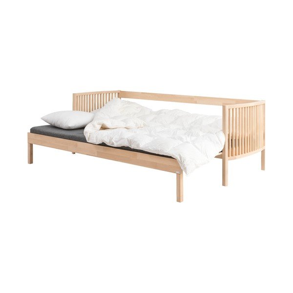 Konstrukce rozkládací pohovky z masivního březového dřeva Kiteen Aarre, šířka 190 cm-image-3