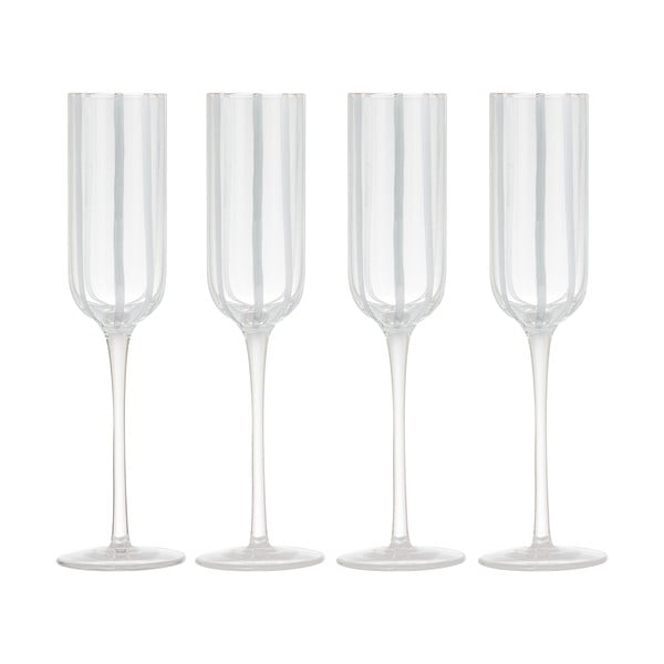 Vahuveini klaasid 4tk komplektis 180 ml Stripe - Ladelle