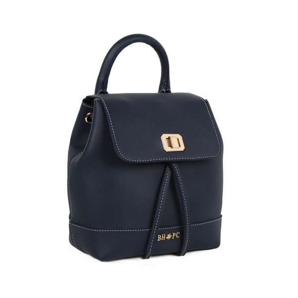 Tmavě modrý batoh z eko kůže Beverly Hills Polo Club Polly-image-2