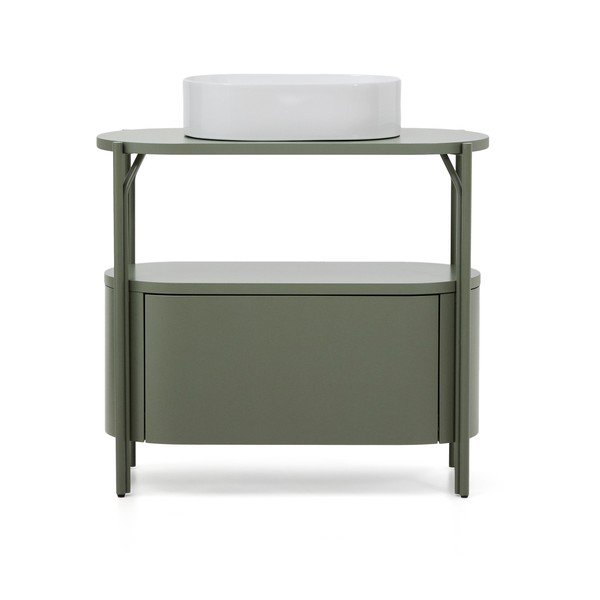 Roheline valamukapp 90x81 cm Arely - Kave Home-image-3