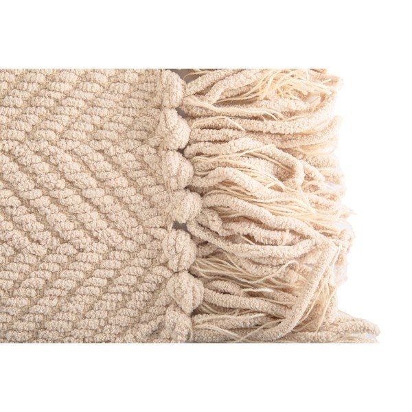 Valge-beež šenillist pleed 130x170 cm Renee - Tiseco Home Studio-image-2