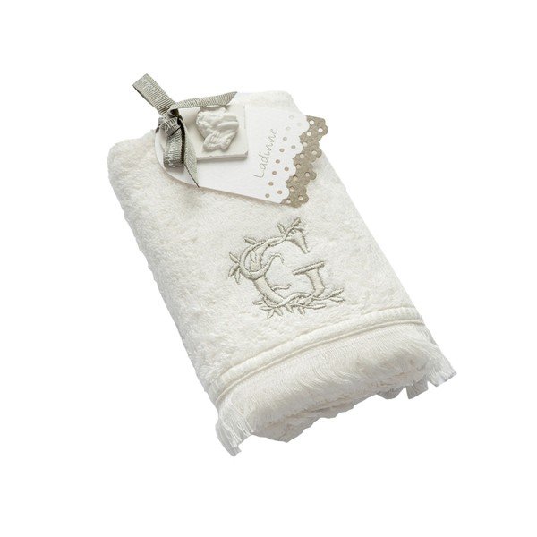 Osuška s monogramem G, 30x50 cm