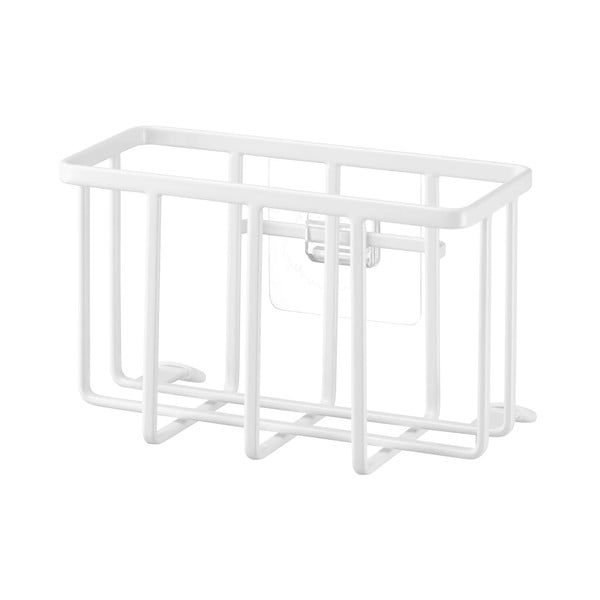 Valge metallist pesuvahendi riiul (ilma puurimiseta) Film Hook - YAMAZAKI