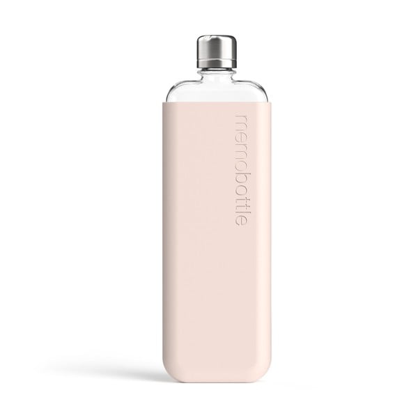 Roosa silikoonist pudelihülss SLIM Sleeve Slim - Memobottle-image-2