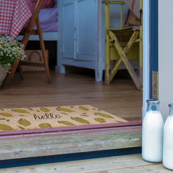 Kookoskiududest uksematt 40x120 cm Hello Lemons - Artsy Doormats-image-2