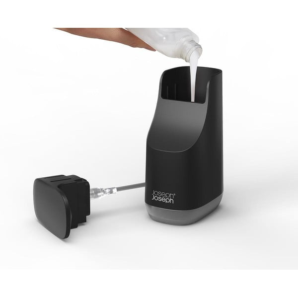 Must plastikust seebidosaator 350 ml Slim - Joseph Joseph-image-1