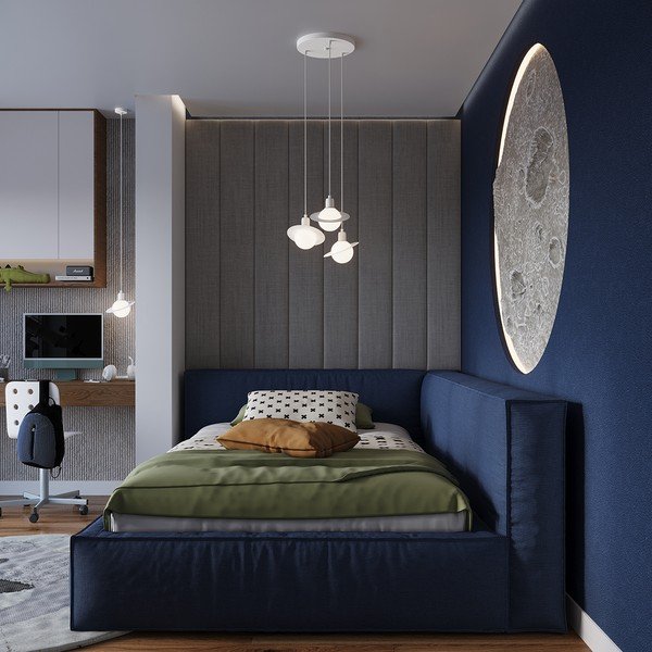 Valge laste valgusti klaasist varjuga Mab - Sollux-image-3