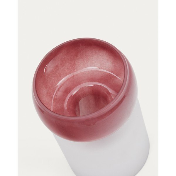 Roosa klaasist vaas (kõrgus 19 cm) Kelse - Kave Home-image-4