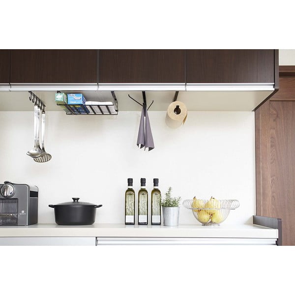 Must metall majapidamispaberi hoidja rippuv Tower – YAMAZAKI-image-2