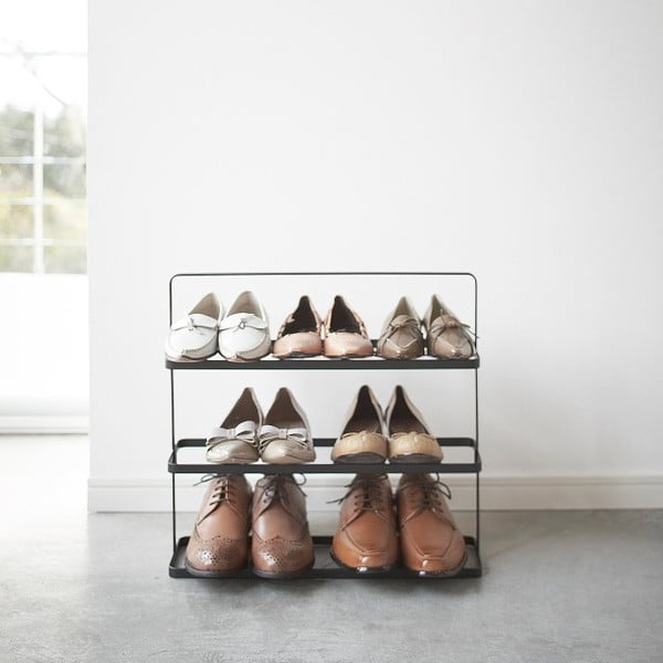 Must metallist jalatsiriiul Tower Shoe Rack - YAMAZAKI-image-1