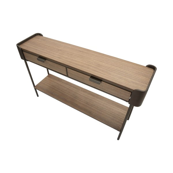 Pruun kuusepuidust konsoollaud 31x120 cm Toronto - Mauro Ferretti-image-4