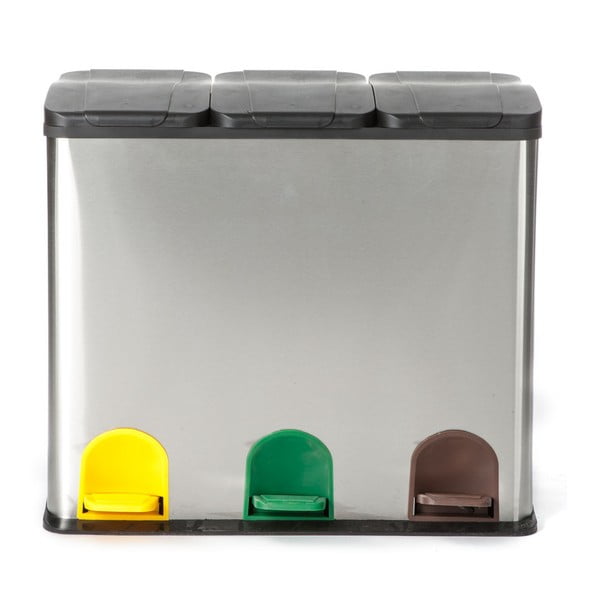 Hõbedast prügikast, 60 l Recycle - Tomasucci-image-1