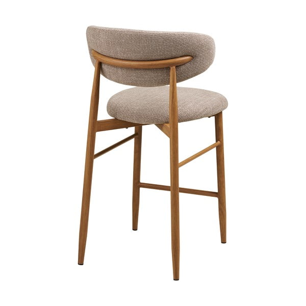 Beež polsterdatud baaritool (istme kõrgus 65 cm) Levanto – House Nordic-image-3