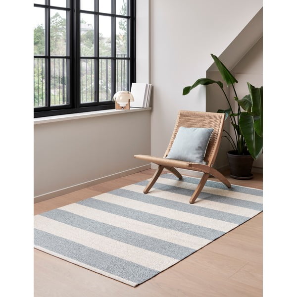 Helesinine-kreem sise/välisvaip 70x225 cm Bob Blue Fog – Pappelina-image-1