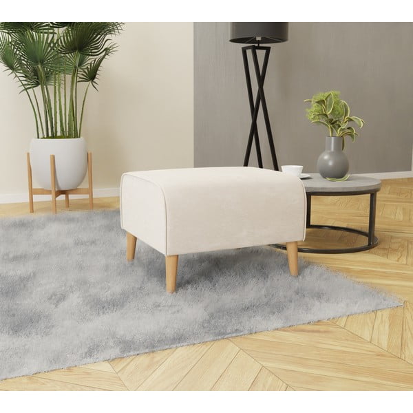 Kreem sametist jalatugi Carole - Ropez-image-2