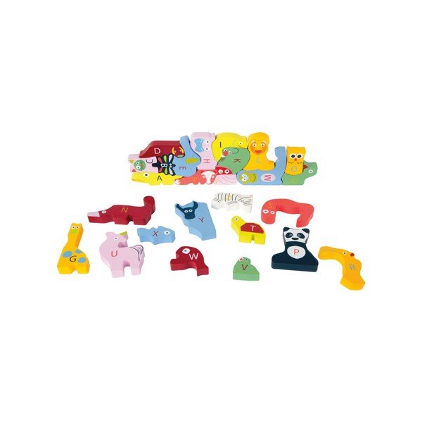 Dětské dřevěné puzzle Legler ABC-image-2
