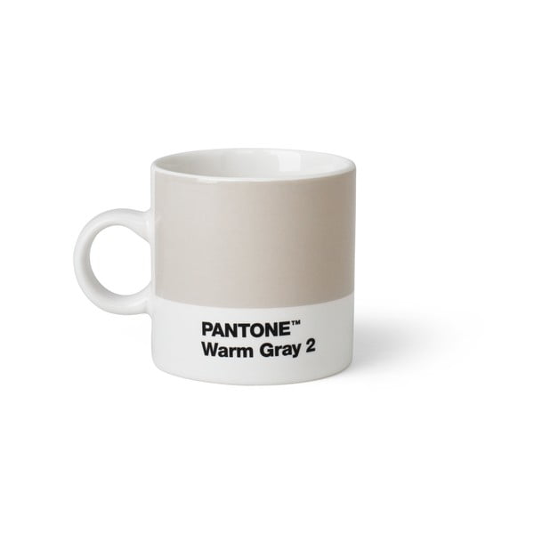 Helehall keraamiline espressokruus 120 ml Espresso Warm Gray 2 - Pantone