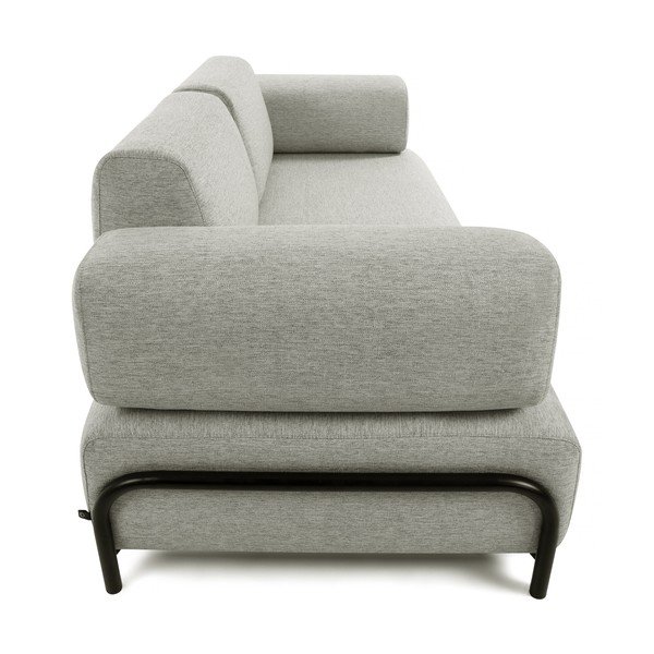 Beeži-halli värvi käetoed diivanile Compo - Kave Home-image-1