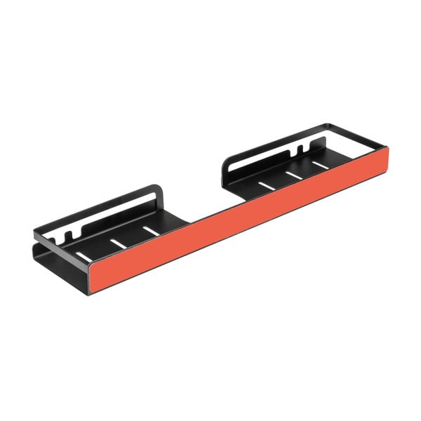 Mustast roostevabast terasest isekandev vannitoa riiul Altarella - Wenko-image-3