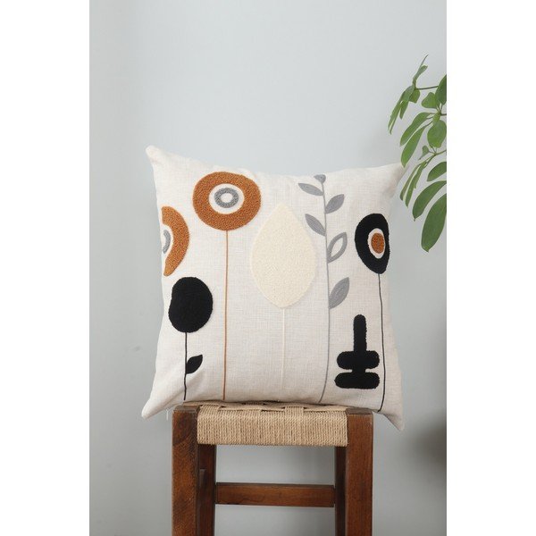 Linane padjakate 43x43 cm Sunflower - Mioli Decor-image-1