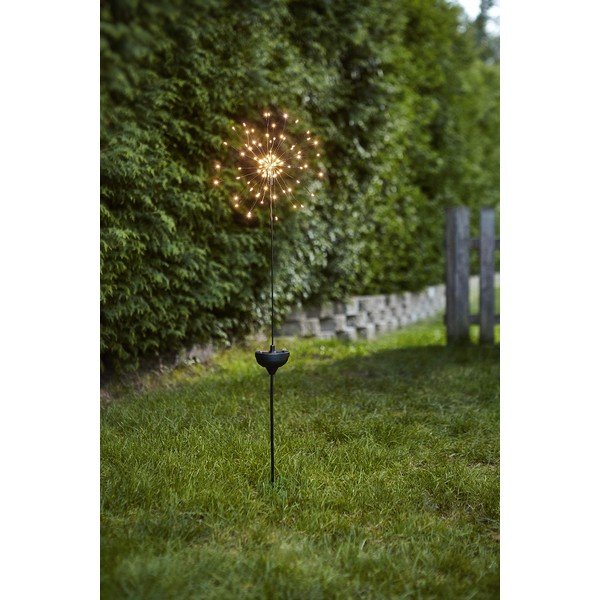 Välitingimustes kasutatav päikesepaneel LED-valgusti valgete LED-idega, kõrgus 100 cm Firework - Star Trading-image-3