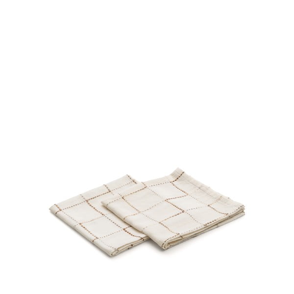 Tekstiilist salvrätikud, 2 tk komplektis 45x45 cm Ersen - Kave Home