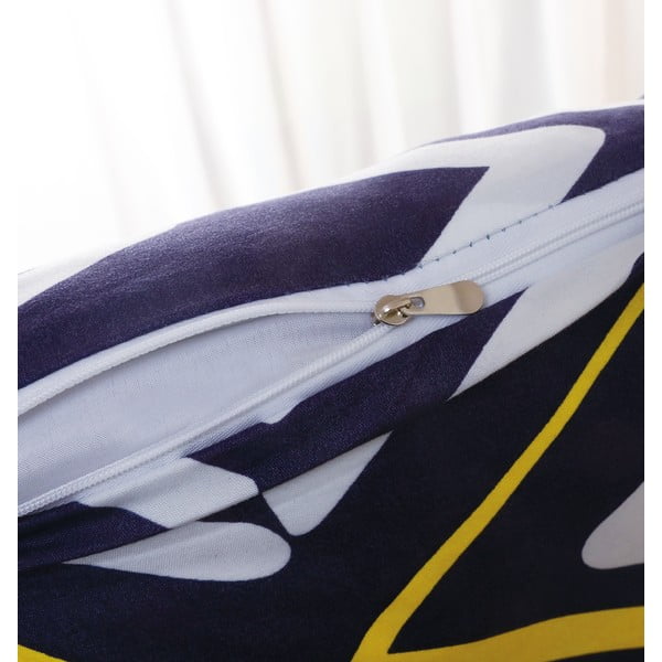 Tumesinine mikrosatiinist üheinimesevoodipesu 140x200 cm 6 tk komplektis Dylan - My House-image-2