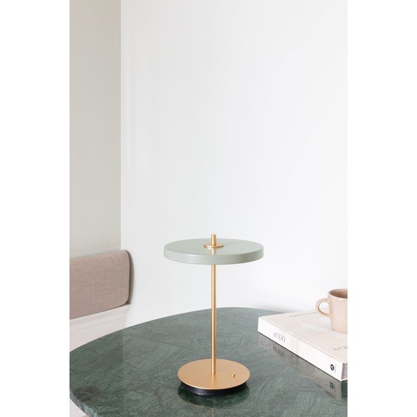 Heleroheline timmitav LED laualamp metallvarjundiga (kõrgus 31 cm) Asteria Move - UMAGE-image-1