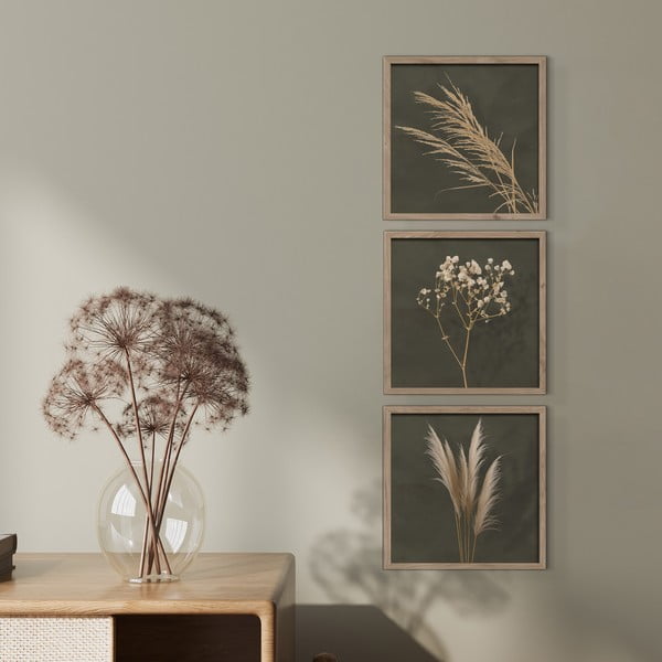 Maalid 3tk komplektis 30x30 cm Pampas – Styler-image-1