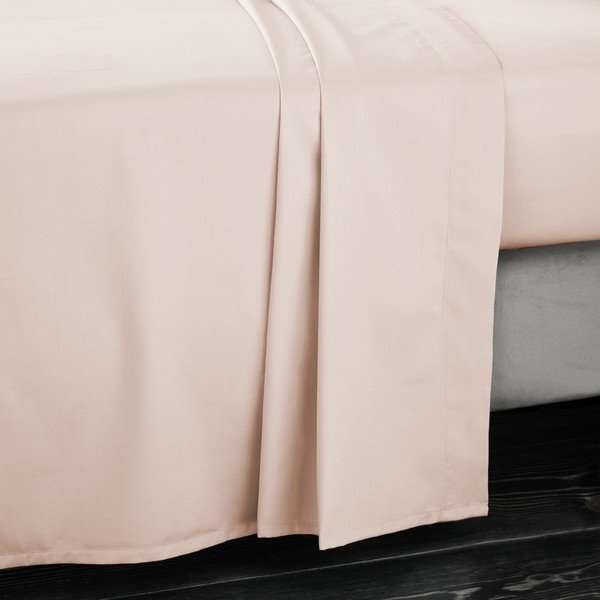 Beež satiin-puuvillane voodilina 275x275 cm Cotton Sateen - Bianca-image-1
