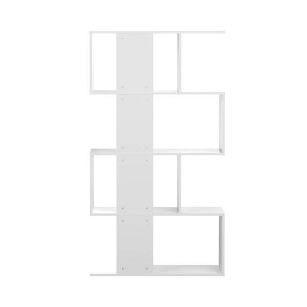 Valge raamaturiiul 89x165 cm Sigma - TemaHome-image-4