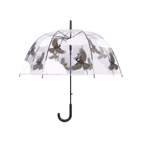 Läbipaistev vihmavari lindude trükiga , ⌀ 80,8 cm - Esschert Design-image-3