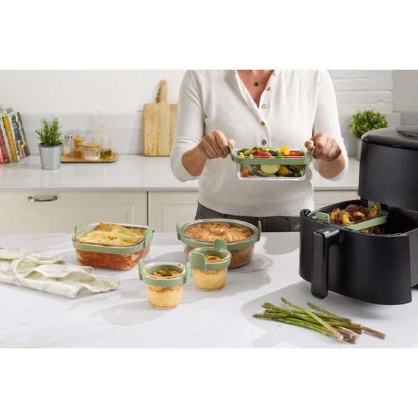 Klaasist küpsetusvorm 20,5x19,5 cm - Lékué-image-2