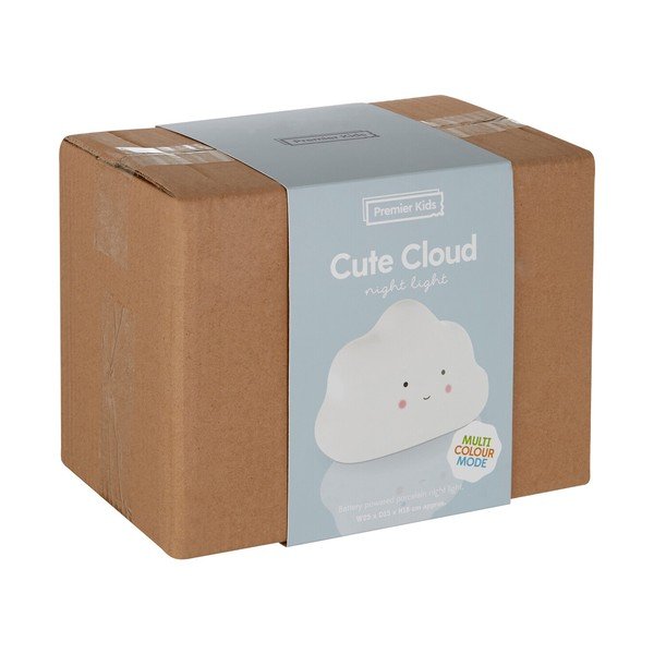 Valge LED laste öölamp Ola - Premier Housewares-image-1