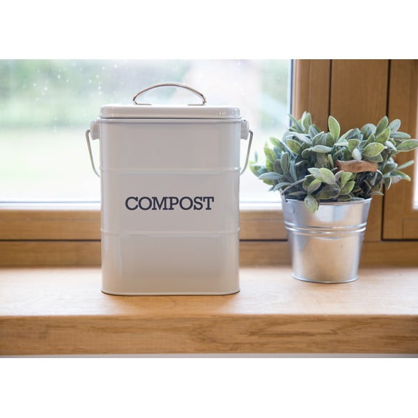 Hall konteiner kompostitavate jäätmete jaoks 3 l Living Nostalgia - Kitchen Craft-image-1
