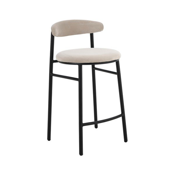 Beež metallist baaritool (istme kõrgus 66 cm) Doggi - Ellos Home