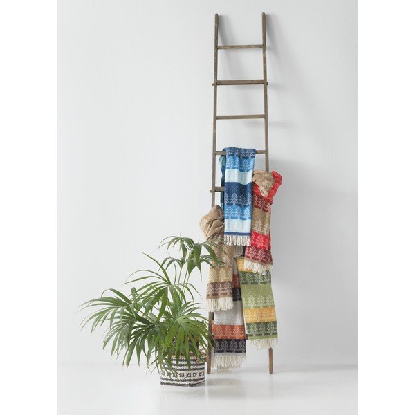 Pruun ruuduline puuvillane kangas , 140 x 180 cm Kuusi - Euromant-image-1