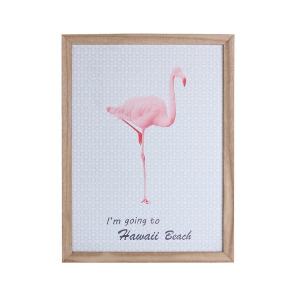 Dřevěný rámeček Maiko Flamingo