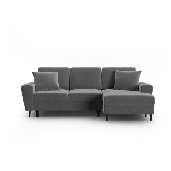 Helehall sametist panipaigaga nurgadiivanvoodi (parem nurk) Kyoto - Cosmopolitan Design