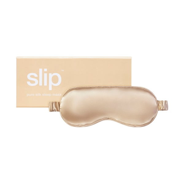 Helepruun siidist unemask Caramel - slip-image-3