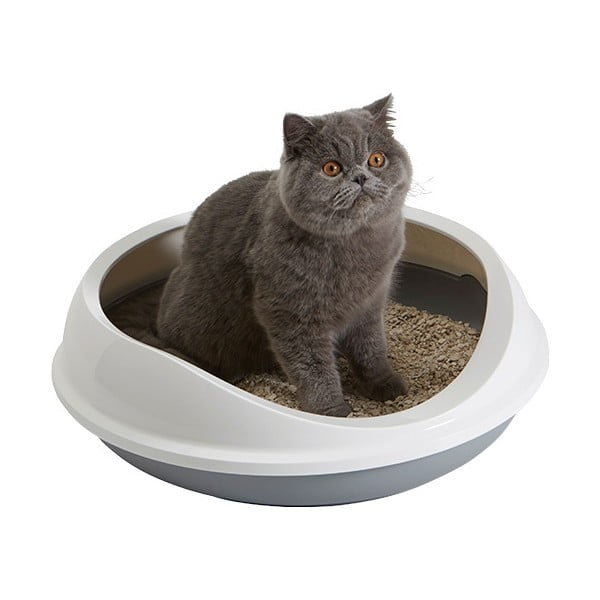 Valge-hall kasside liivakast 49x55 cm Savic Figaro - Plaček Pet Products-image-1