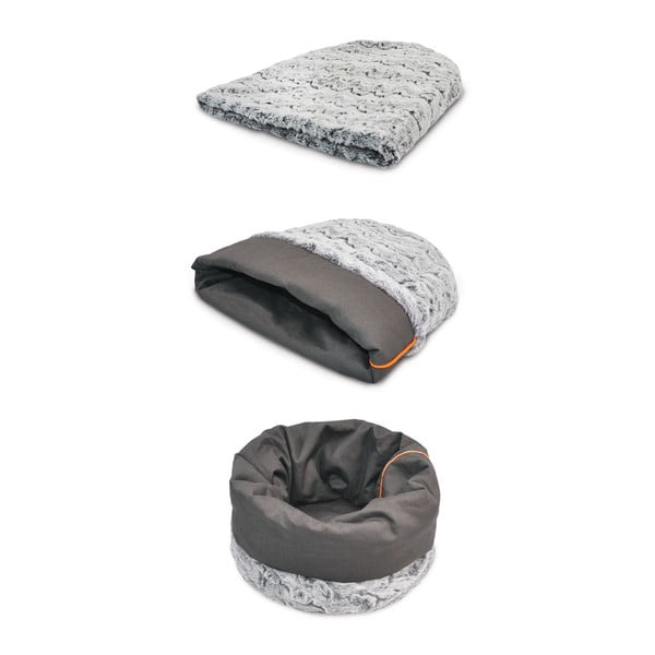 Hall lemmikloomavoodi ø 45 cm Snuggle Bed 3in1 Husky Grey L - P.L.A.Y.-image-2