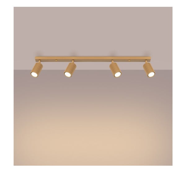 Kuldne laevalgusti 6,5x81 cm Gleam - Sollux-image-2