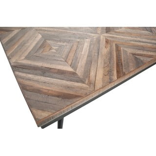Teakist söögilaud, 180 x 90 cm Rhombic - BePureHome