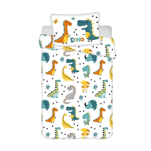 Puuvillane laste voodipesu 100x135 cm Dino World - Jerry Fabrics